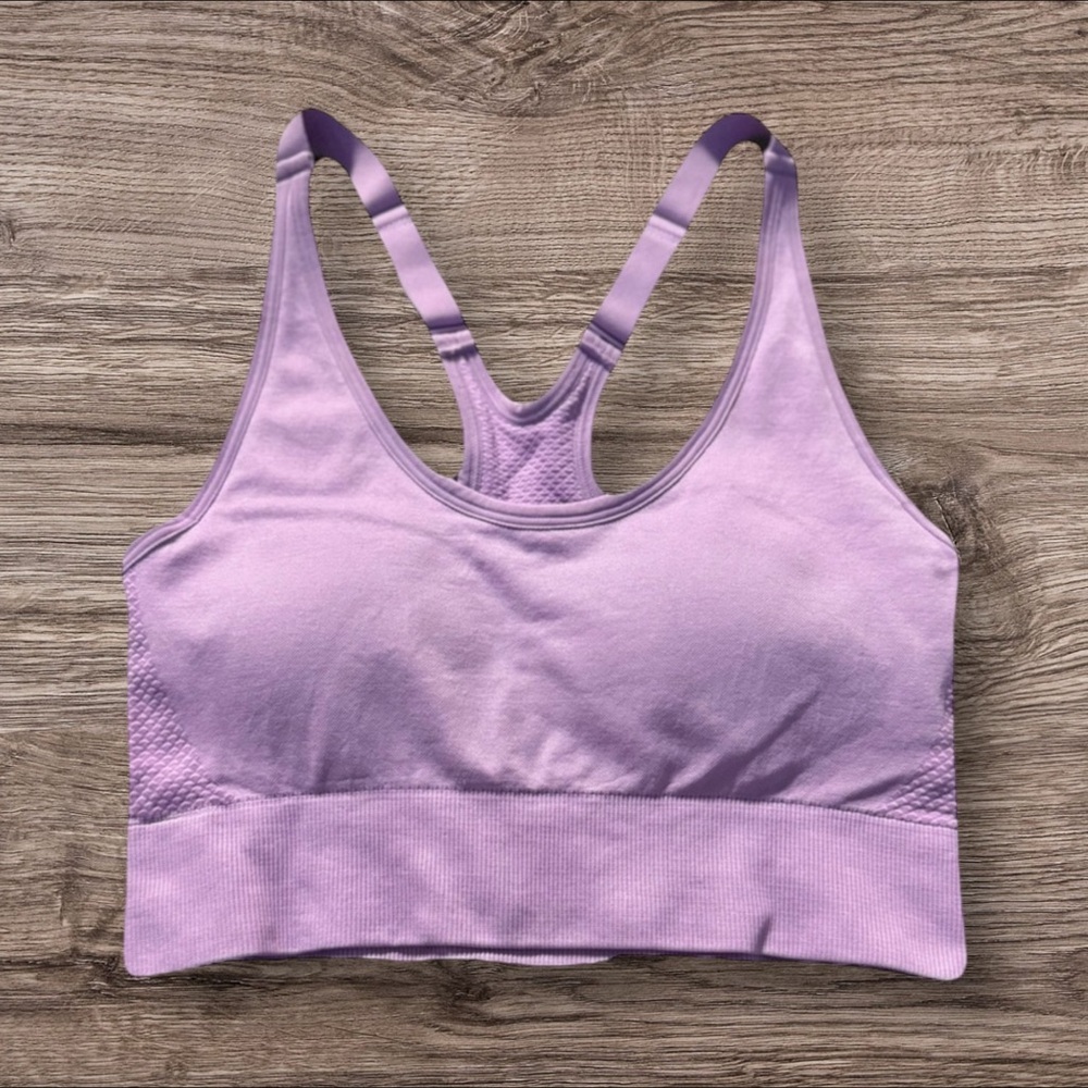 Love and Sports‎ Women's Padded Purple Sports Bra Size Small